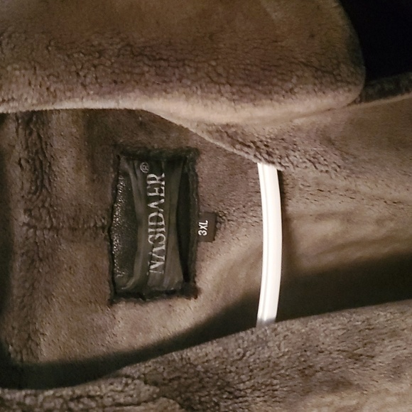 Genuine leather lined women’s black winter coat size 3x - Picture 1 of 4